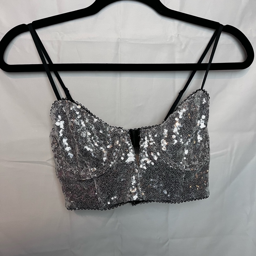 For Love and Lemons Sequin bustier